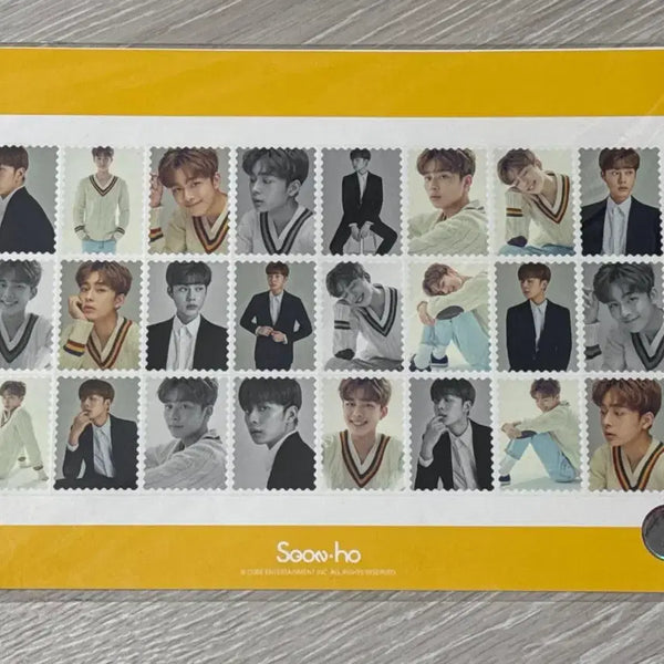 [BUNJANG] Yoo Seon Ho Stamp Sticker & Postcard Set / 유선호 우표 스티커, 엽서