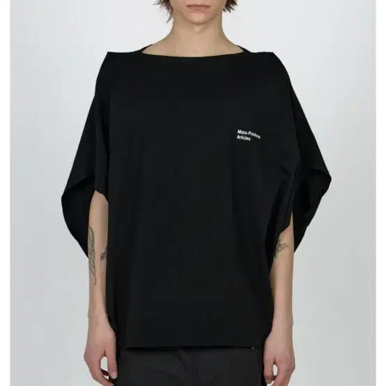 [BUNJANG] Plastic Product White/Black T-Shirt (Size S) / 플라스틱프로덕트