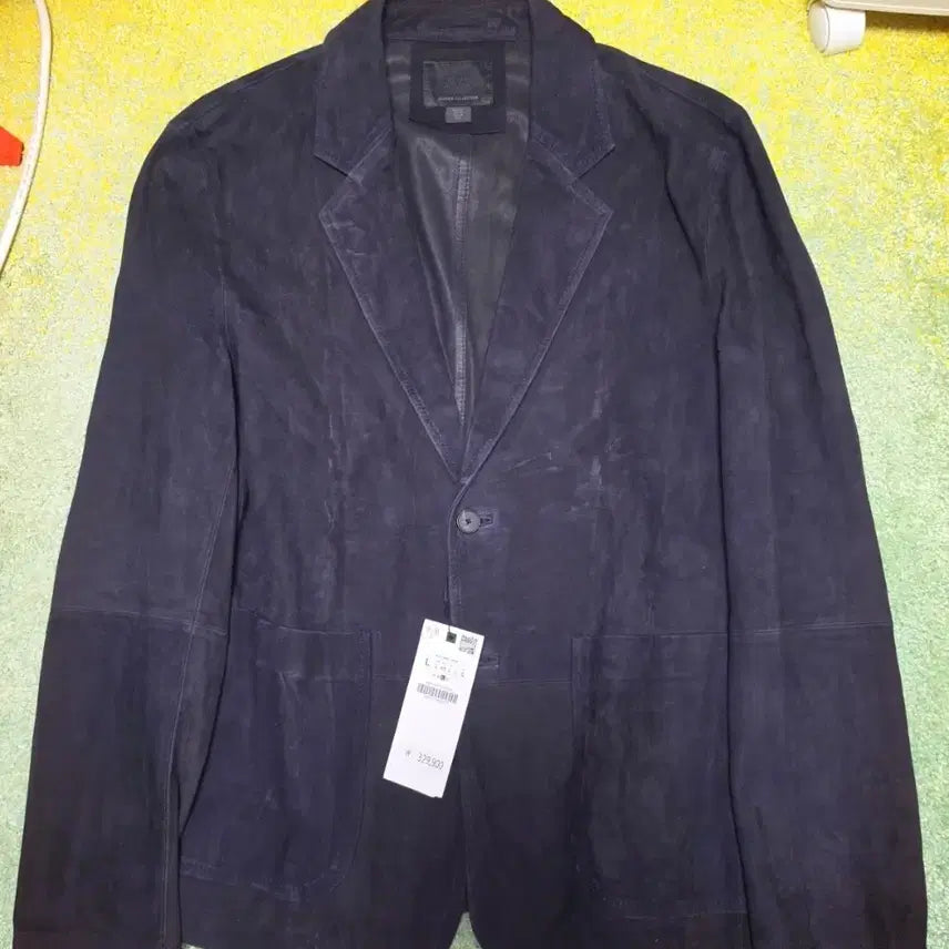 [BUNJANG] ZARA Regular Fit Suede Blazer Navy / ZARA 레귤러 핏 스웨이드 블레이저.
