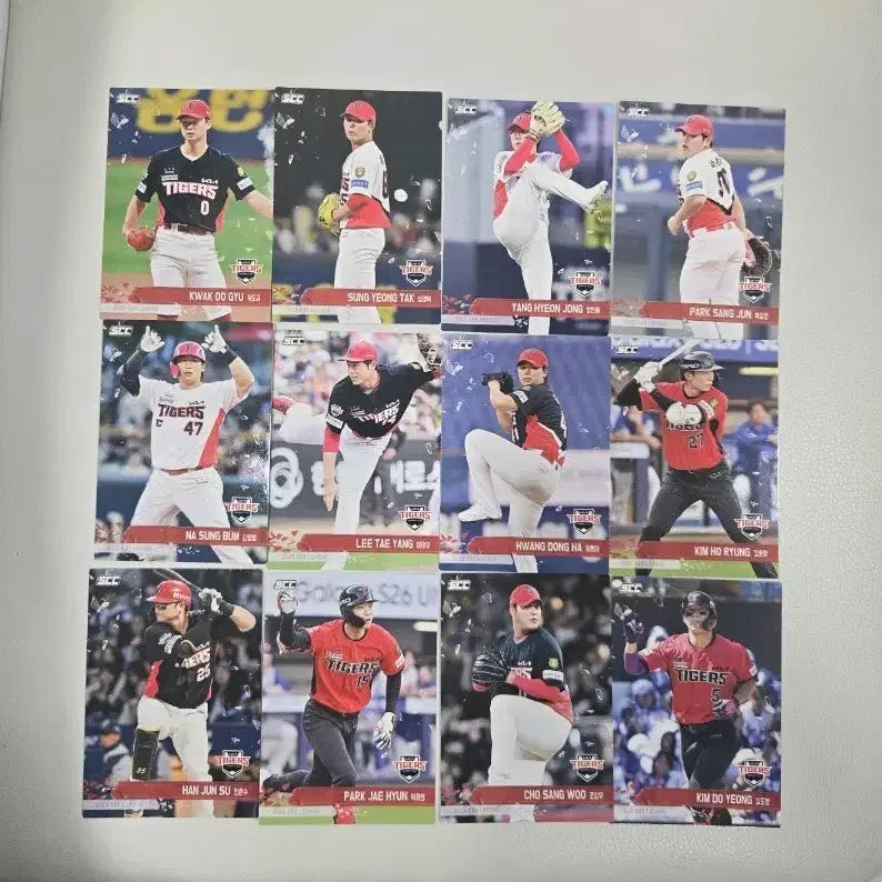 [BUNJANG] KIA Tigers KBO Plus Cards Normal Full Set / [풀세트] KBO 플러스 카드 기아타이거즈 노멀 풀세트 (김호령 박재현 김도영 등)