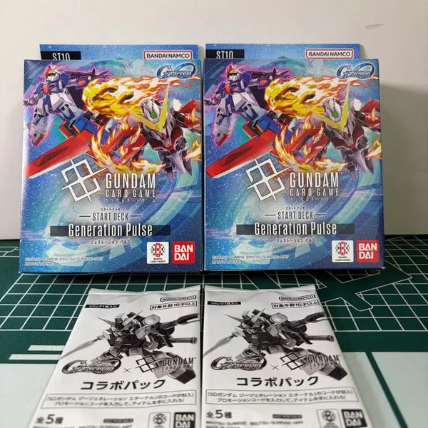 [BUNJANG] Gundam Card Game Generation Pulse Start Deck (x2) + Collaboration Pack (x2) / 건담 카드 게임 제너레이션 펄스 스타트덱 2개 + 콜라보 팩 2개