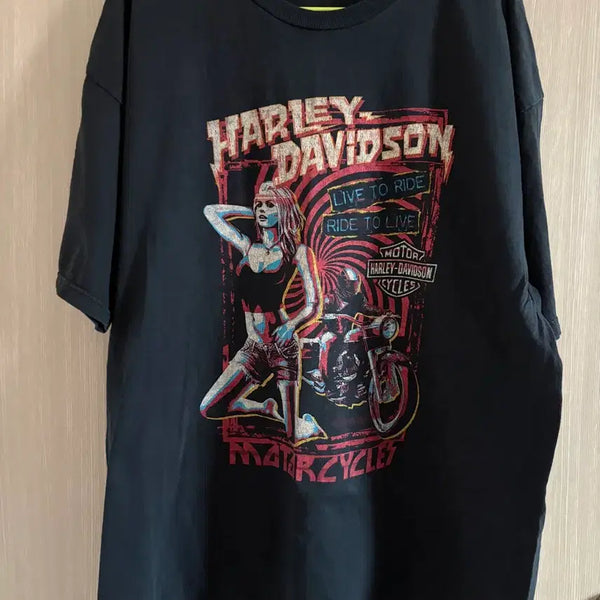 [BUNJANG] Vintage Harley-Davidson T-Shirt / 빈티지 할리데이비슨 반팔 L