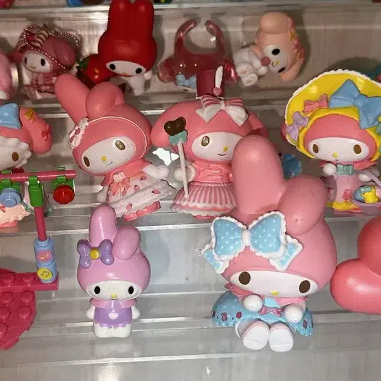 [BUNJANG] Sanrio My Melody Figure Gacha Keychain Bundle Set / 산리오 마이멜로디 피규어 가챠 키링 일괄