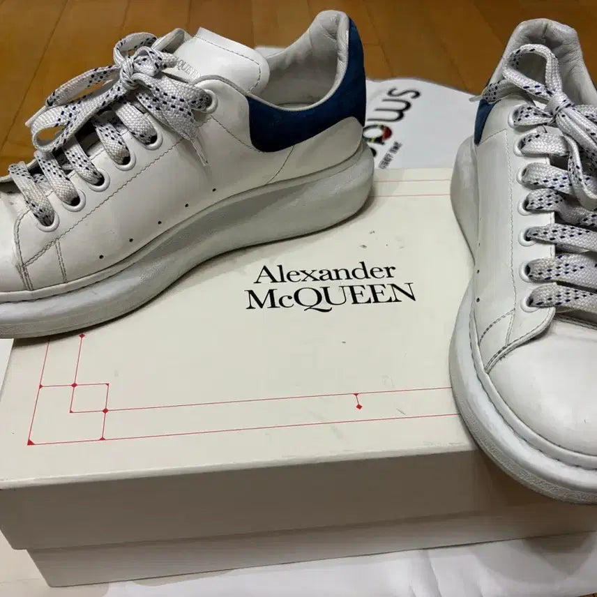 [BUNJANG] Alexander McQueen Oversized Sole Sneakers White / 알렉산더 맥퀸 오버솔 스니커즈 화이트