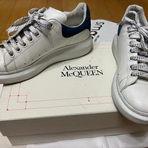 [BUNJANG] Alexander McQueen Oversized Sole Sneakers White / 알렉산더 맥퀸 오버솔 스니커즈 화이트