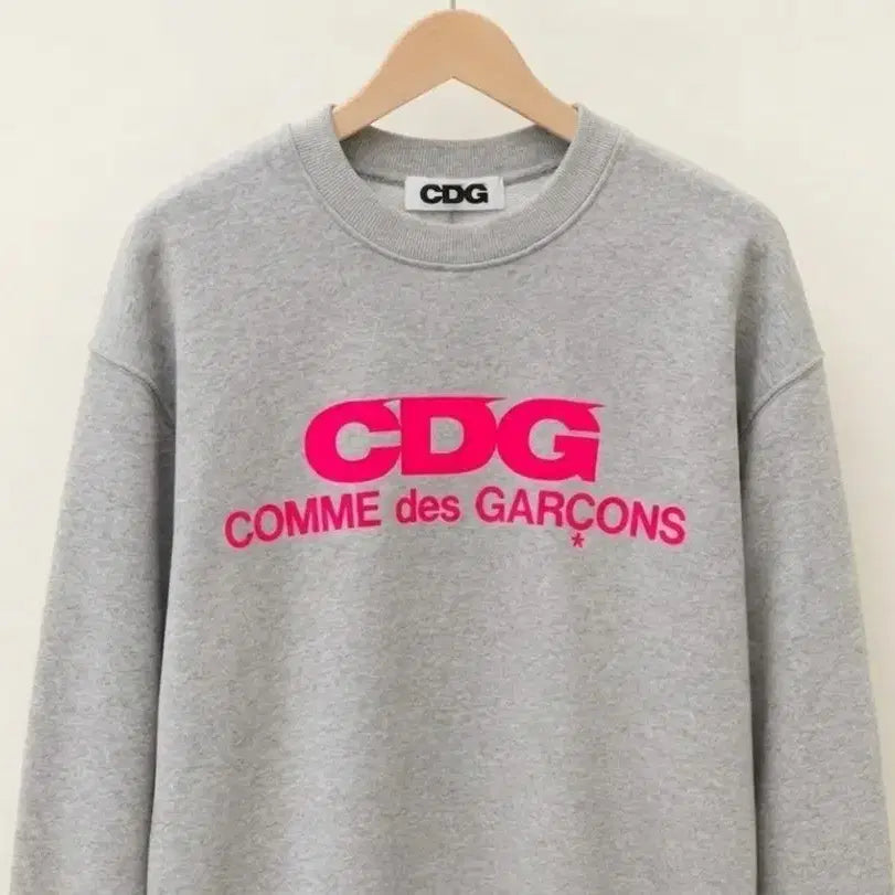 [BUNJANG] Comme des Garçons CDG Pink Logo Sweatshirt / CDG 꼼데가르송 맨투맨  핑크 로고
