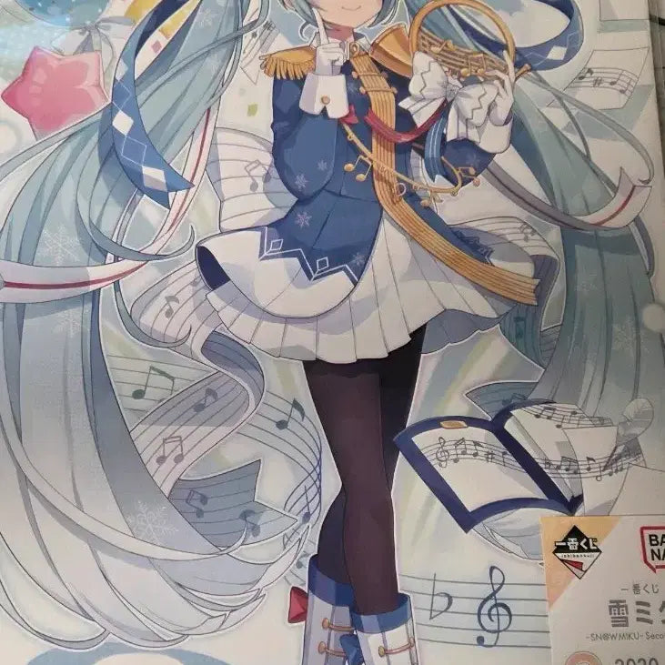 [BUNJANG] Hatsune Miku 2024 Illustration Board Poster / 2024 미쿠 일러스트 보드 하츠네미쿠 포스터 미쿠 제일복권