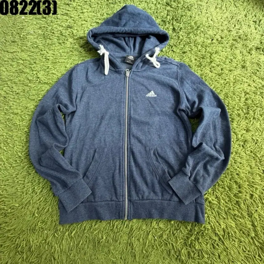 [BUNJANG] Adidas Navy Hooded Zip-Up Jacket / 아디다스 후드 집업 네이비 90 8/22