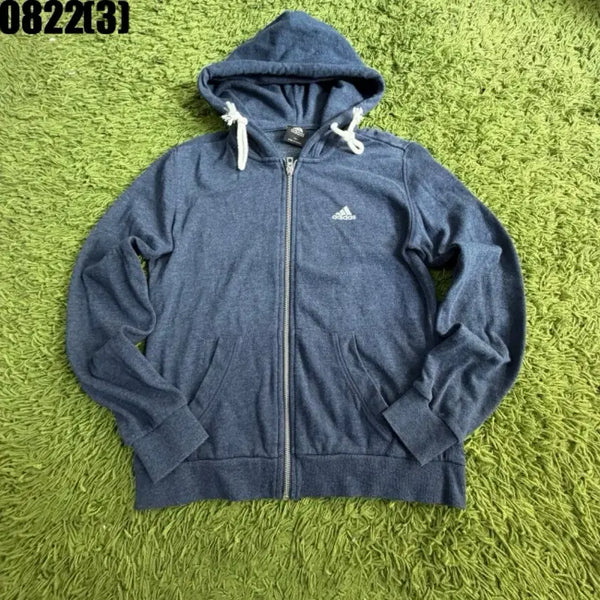 [BUNJANG] Adidas Navy Hooded Zip-Up Jacket / 아디다스 후드 집업 네이비 90 8/22