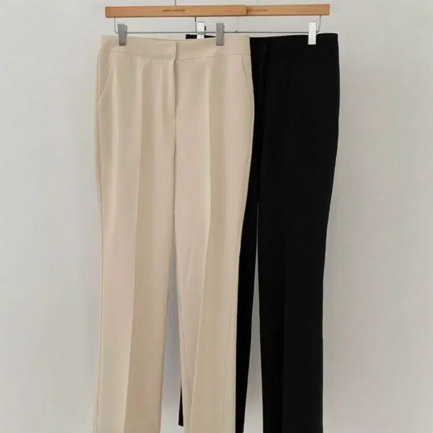 [BUNJANG] Beige Bootcut Slacks - Size S / 베이지 부츠컷 슬랙스 롱 s 사이즈