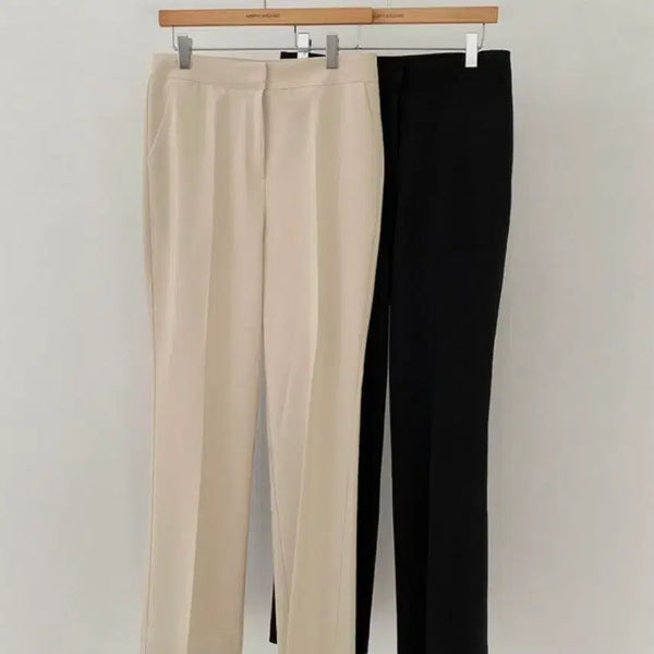 [BUNJANG] Beige Bootcut Slacks - Size S / 베이지 부츠컷 슬랙스 롱 s 사이즈