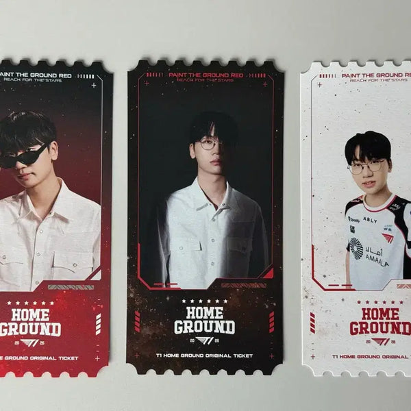 [BUNJANG] T1 Homeground Doran Ticket + Postcard Set (Day 1, 2, 3) / T1 티원 홈그라운드 도란 1,2,3일차 티켓+엽서 세트