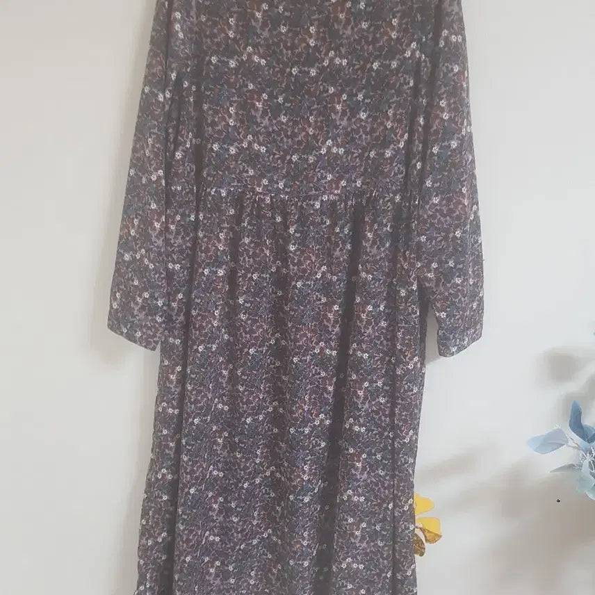 [BUNJANG] Floral Pattern Long Dress / 플로럴패턴 롱 원피스(66)