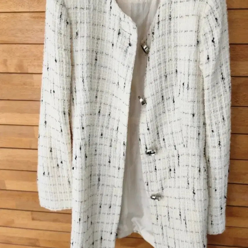 [BUNJANG] Zara Tweed Long Jacket / 자라 트위드 롱재킷