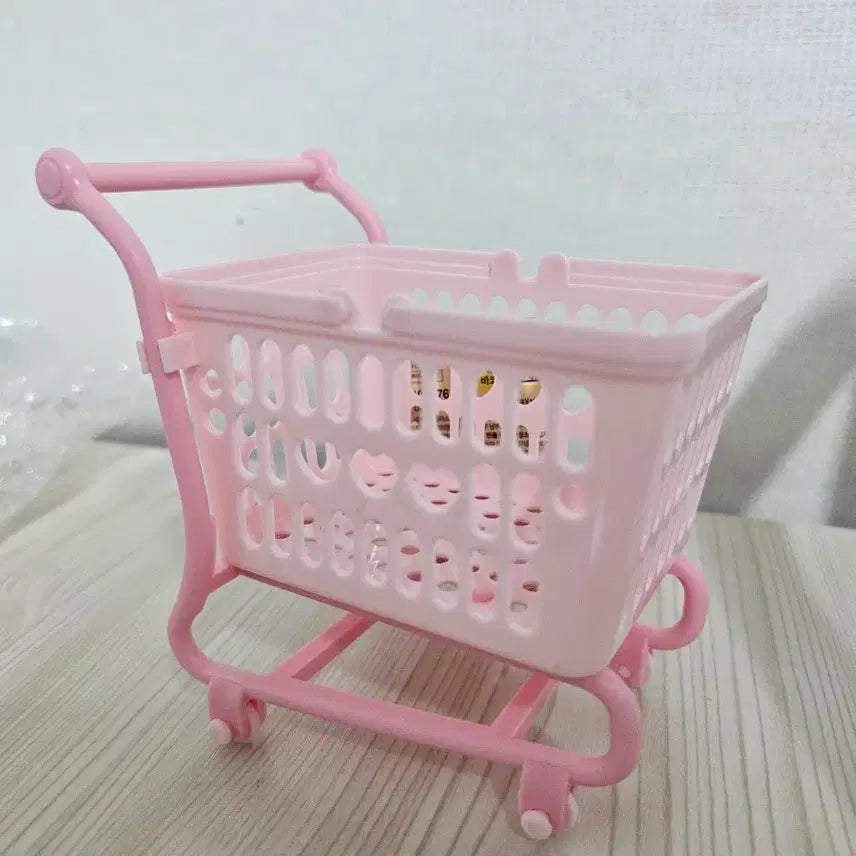 [BUNJANG] Daiso Doll Accessory Storage Cart Pink / 다이소 인형 소품 보관용 카트 핑크