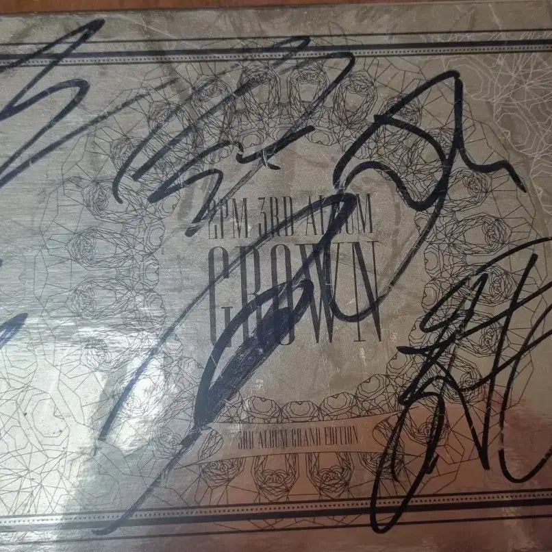 [BUNJANG] 2PM 3rd Album 'CROWN' Signed CD / 2pm 3집 친필사인cd