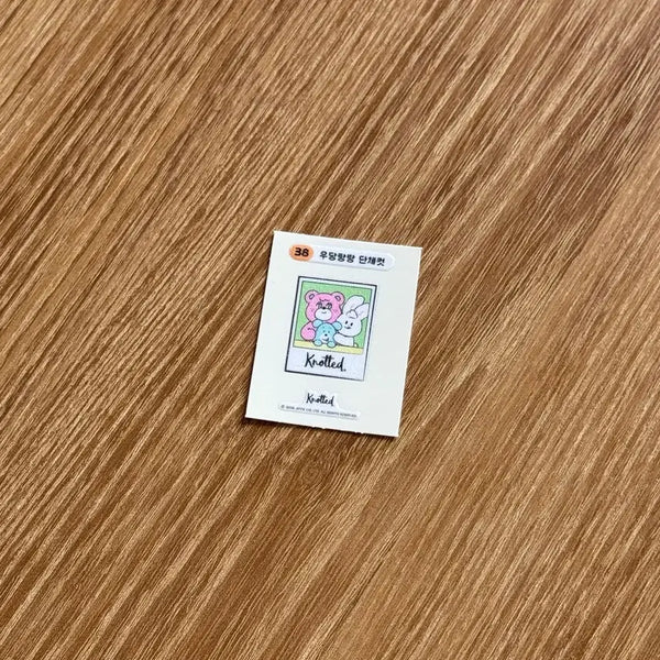 [BUNJANG] Knotted Ttibu Seal Sticker / 노티드 띠부씰