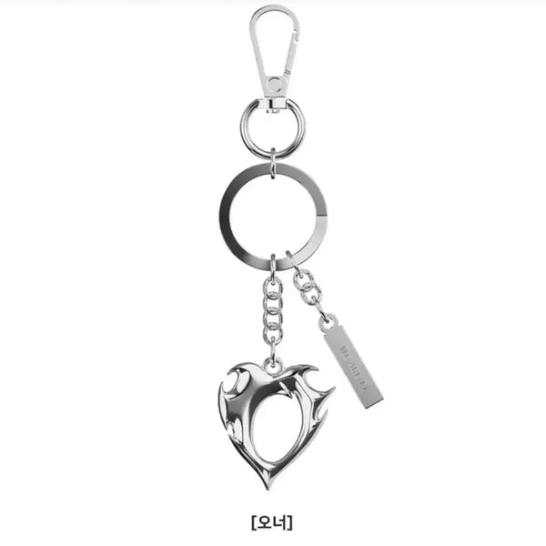 [BUNJANG] T1 ABLYE Heart Metal Keyring / 티원 에이블리 하트 메탈 키링 오너 양도판매
