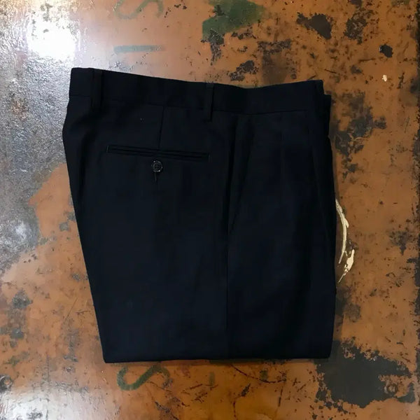 [BUNJANG] Polo Ralph Lauren Black Double-Pleated Pinched Trousers / 폴로랄프로렌 블랙 투턱 핀턱 트라우저 슬랙스 허리 31 32 사이즈