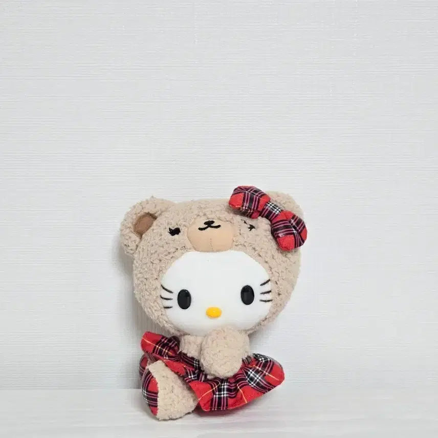 [BUNJANG] Classic Kitty Plush (13cm) / 체크 곰 고전키티 인형