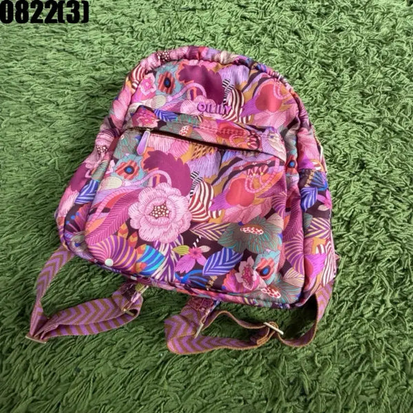 [BUNJANG] Oilily Floral Backpack Pink / OILILY 오일릴리  배낭 꽃무늬 핑크 8/22