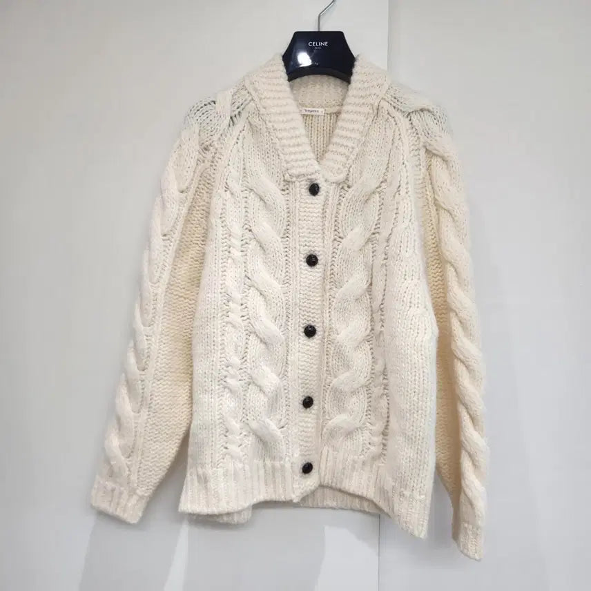 [BUNJANG] Bergamot 100% Wool Knit Cardigan / 베르가못 울100 니트 가디건
