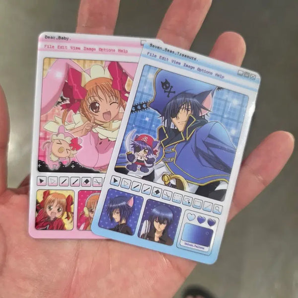 [BUNJANG] Cardcaptor Sakura Cardcaptor Change! 20th Anniversary Photocard Set - Toma & Yui / 캐릭캐릭체인지 캐캐체 20주년 포카 포카이브 포토 카드 토마 유이