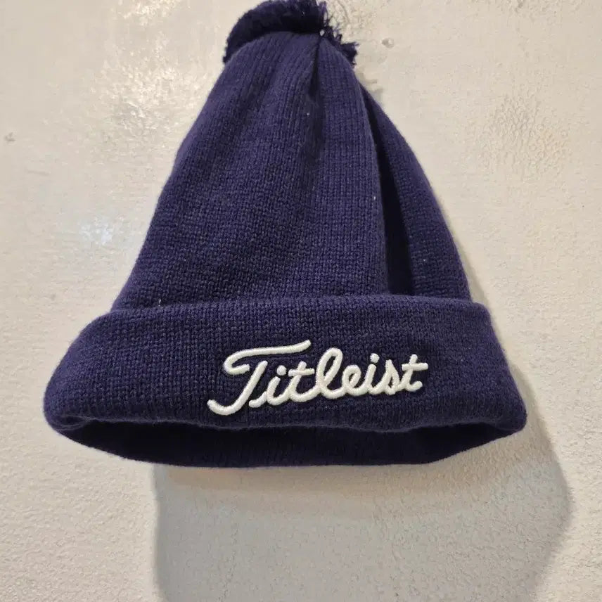 [BUNJANG] Titleist Knit Beanie Purple / 타이틀리스트 니트 비니 퍼플 가69