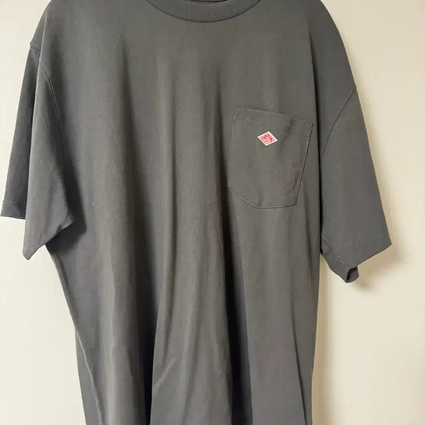 [BUNJANG] DanTone Pocket T-Shirt Gray / 단톤 포켓티 그레이