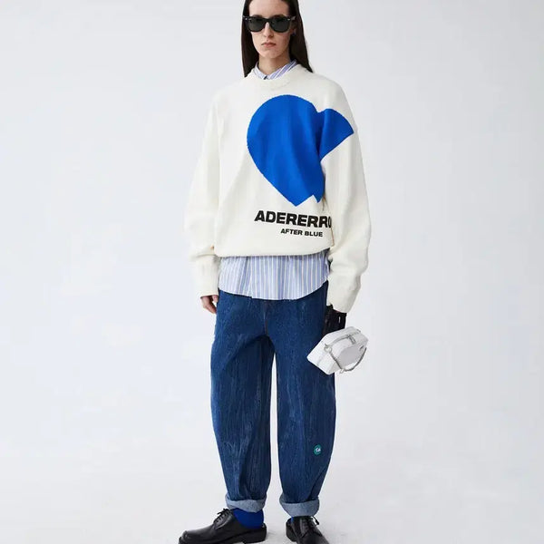 [BUNJANG] Ader Error Twin Heart Knit / (A2) 아더에러 트윈 하트 니트