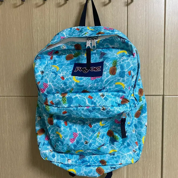 [BUNJANG] Jansport Superbreak Backpack Pineapple Pattern / *[JANSPORTS] 잔스포츠 슈퍼브레이크 백팩
