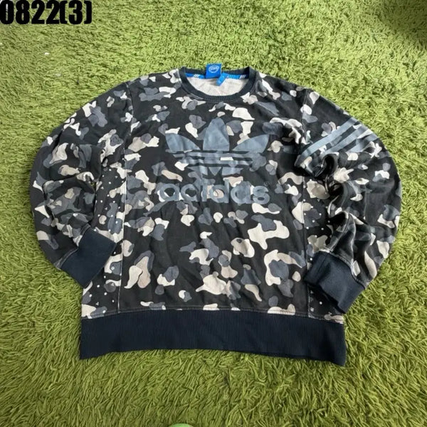 [BUNJANG] Adidas Camouflage Sweatshirt / 아디다스 카모플라쥬 맨투맨 100 8/22