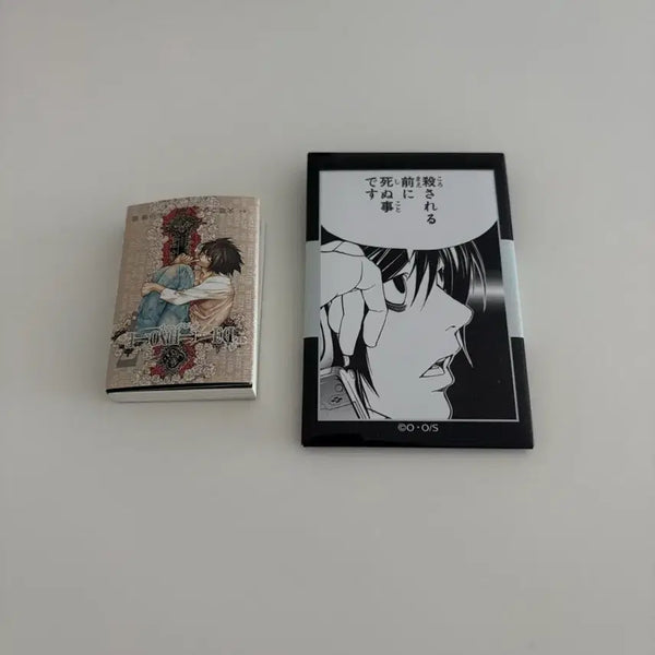 [BUNJANG] Death Note L Manga Gacha Square Badge Bundle / 데스노트 엘 만화책 가챠 , 사각 뱃지