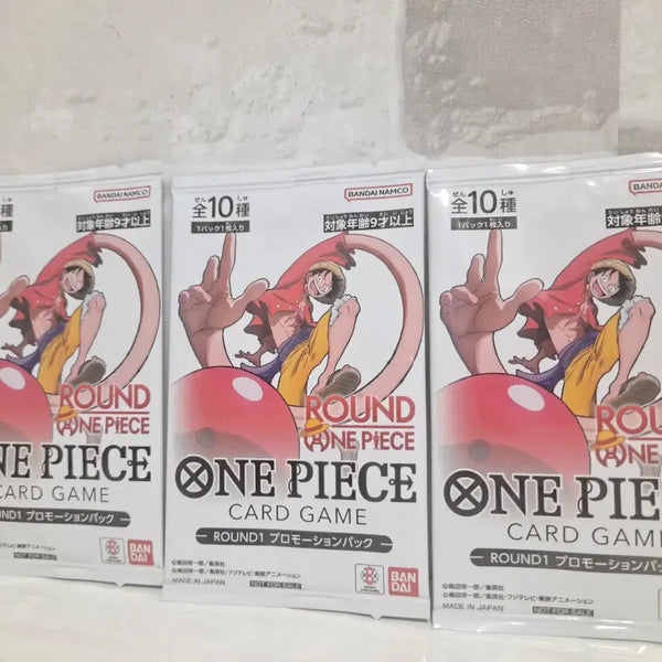 [BUNJANG] One Piece Card Game Round1 Collaboration Promotion Pack (Sealed) / 원피스 카드게임 라운드원 (ROUND1) 프로모션 3팩 (미개봉/개별)