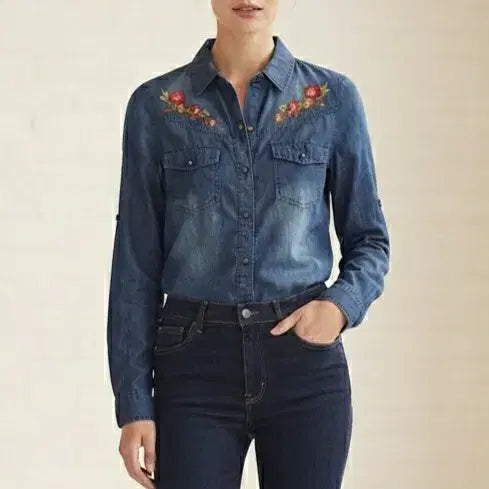[BUNJANG] Jisenn Denim Shirt / [90]지센 데님 셔츠