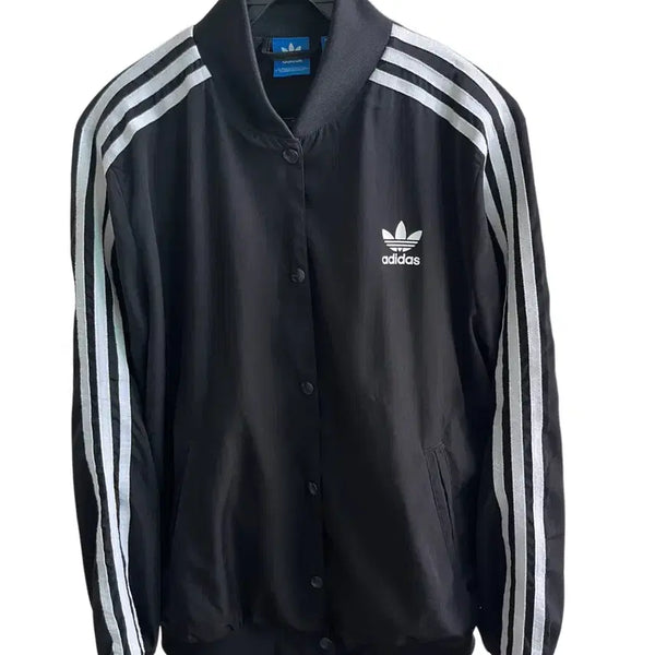 [BUNJANG] Adidas Big Logo Trefoil Bomber Zip-Up Jacket / 정품)(L)아디다스 빅로고 삼선 집업자켓