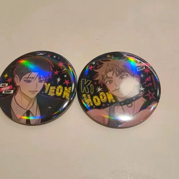 [BUNJANG] Hongsil Quest Yeon Gihoon Set Can Badges / 홍실퀘스트 홍퀘 캔뱃지 뱃지 뱃찌 이연기훈 세트