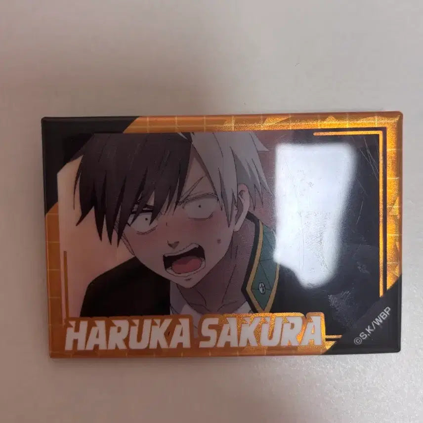 [BUNJANG] Winbre Sakura Haruka Acrylic Badge / 윈브레 사쿠라 하루카 아크릴 뱃지