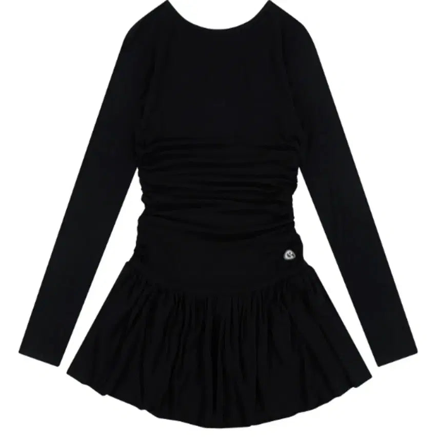 [BUNJANG] Koiseio Draping Dress Black / 코이세이오 드레이핑 드레스 블랙