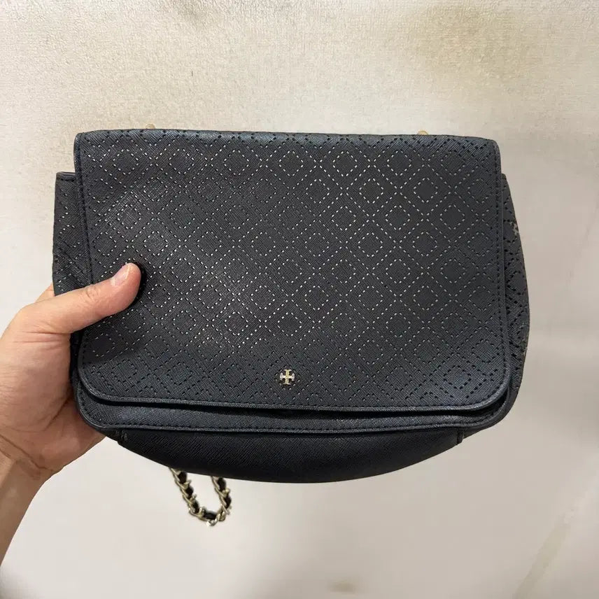 [BUNJANG] Tory Burch Leather Crossbody Bag / 토리버치 레더 크로스백