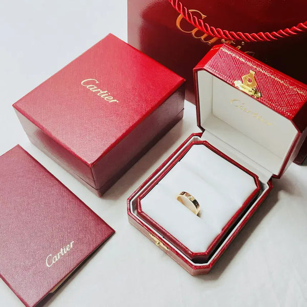 [BUNJANG] Cartier 18K Gold Diamond Ring Size 15 / 카르티에 18K금 다이아몬드 반지15호입니다