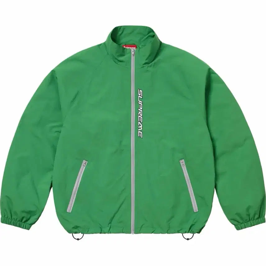[BUNJANG] Supreme Contrast Zip Track Jacket Green / [S] 슈프림 콘트라스트 집 트랙 자켓 그린