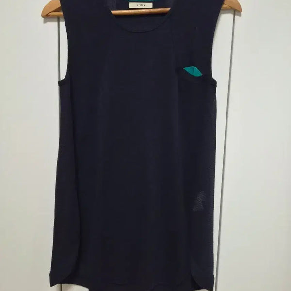 [BUNJANG] System Sleeveless Knit Top / 시스템system 민소매 니트