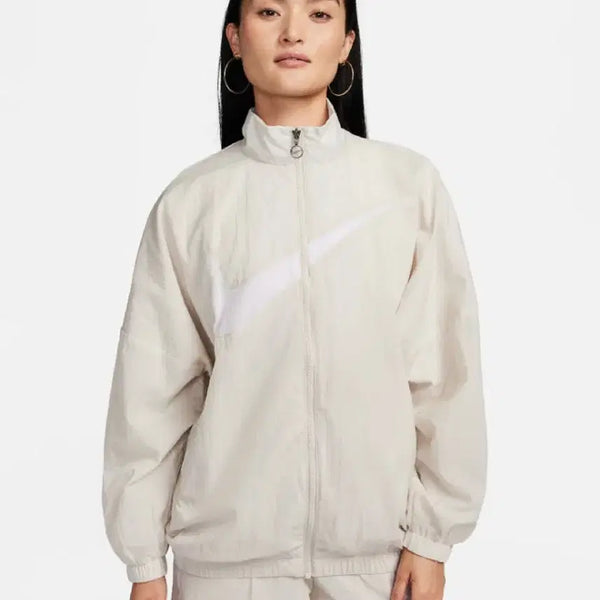 [BUNJANG] Nike Big Swoosh Windbreaker Beige Large / 나이키 빅스우시 바람막이