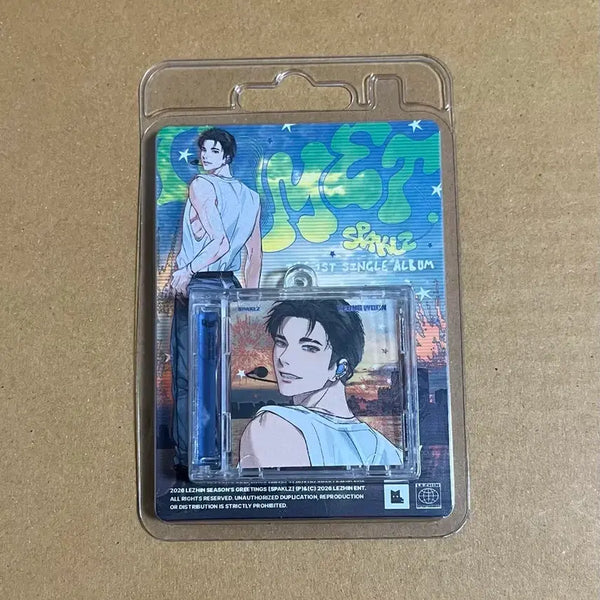 [BUNJANG] Sparkles Backlight NFC Mini CD Keyring Sealed / 스파클즈 백라이트 NFC 미니 CD 키링 미개봉