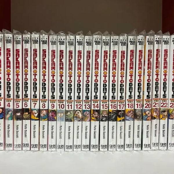 [BUNJANG] SakamoTo Days 1-24 + Killer's Method Novel / 사카모토데이즈 사카데이 1-24권+ 킬러들의방식 소설 초판 더특 트특