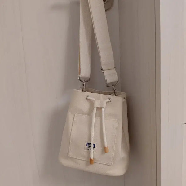 [BUNJANG] Keds Canvas Bucket Bag Ivory / 케즈 버킷백 아이보리(새상품급)