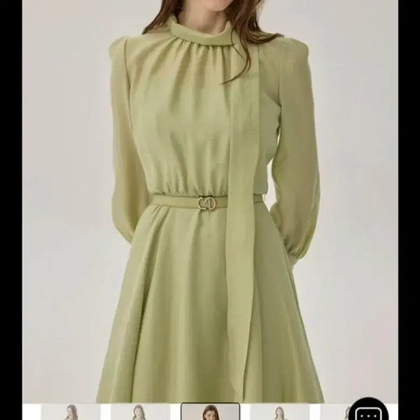 [BUNJANG] MICHAA Tie Chiffon Dress / 하객룩] 미샤(MICHAA) 타이 쉬폰 원피스