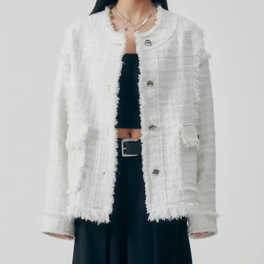 [BUNJANG] Trimming Bird Oversized Tweed Jacket / 트리밍버드 오버핏트위드자켓 판매해요