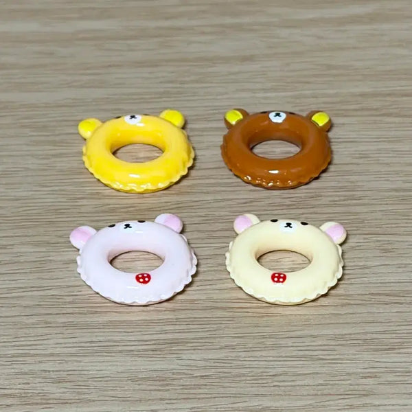 [BUNJANG] Rilakkuma Miniature Tube Set (4 Types) / 미니어쳐 리락쿠마 튜브 4종